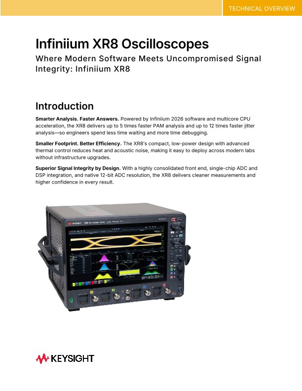 Infiniium XR8 Oscilloscopes | Keysight